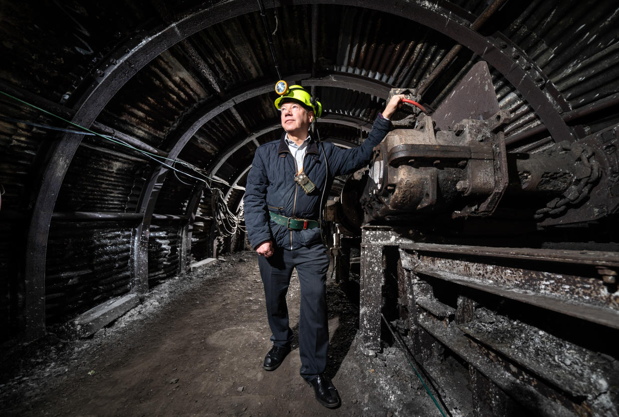 The National Coal Mining Museum’s mine director, Shaun McLoughlin, was a newly married 22-year-old when the strike began in March 1984 (Danny Lawson/PA)