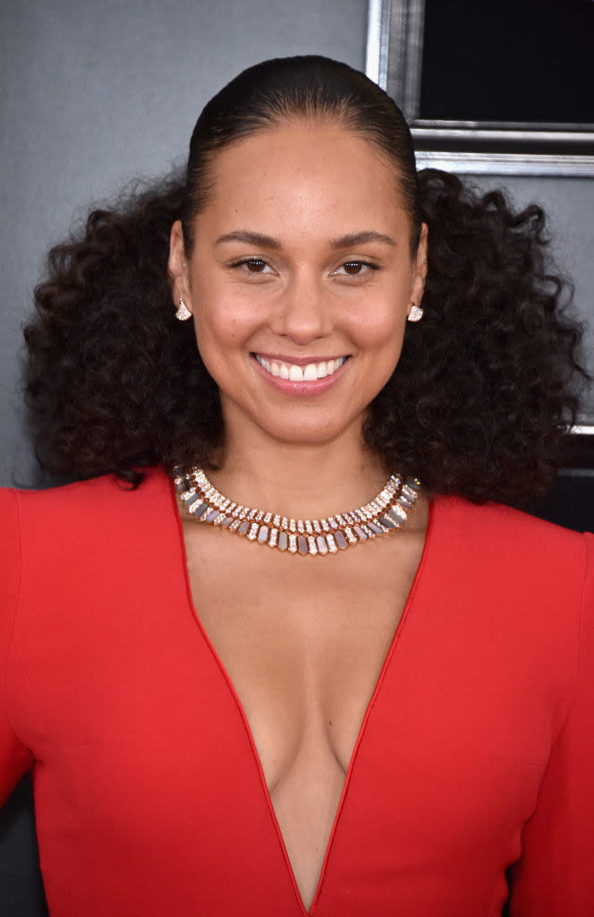 Closeup of Alicia Keys