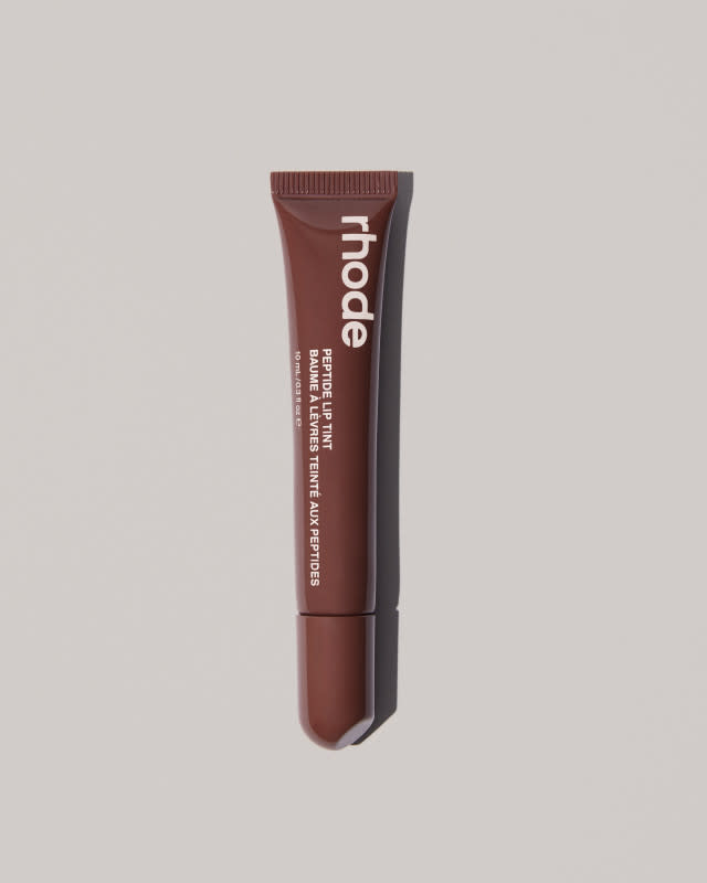 <p>Rhode Peptide Lip Tint in Espresso, $16</p>