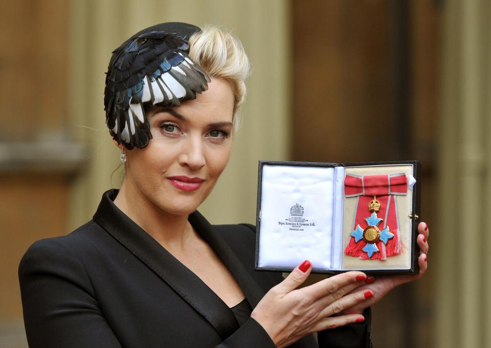 <p>Winslet was made a Commander of the Order of the British Empire (CBE) by Queen Elizabeth for services to drama in 2012.</p>