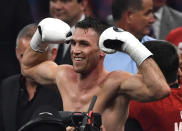 Callum Smith holte sich mit einem Sieg über George Groves die Muhammad Ali Trophy