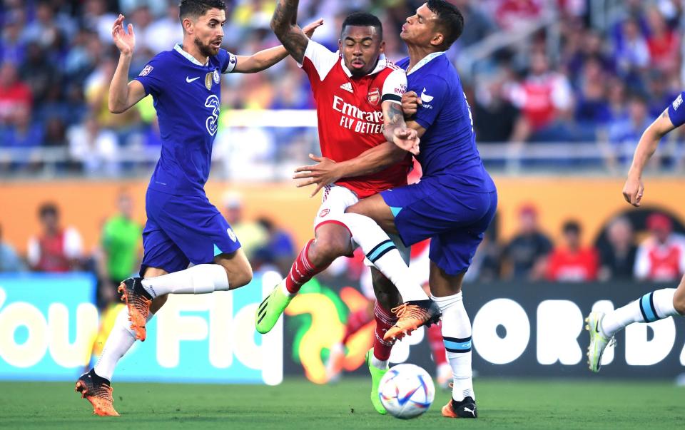 Chelsea were outplayed by Arsenal in their final tour game - GETTY IMAGES