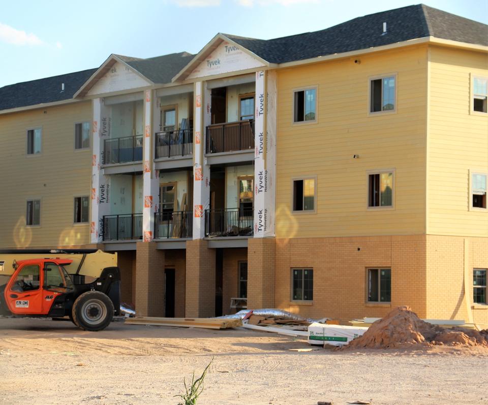 New resident living for McMurry University students has risen on the south end of the campus, across from the tennis courts.