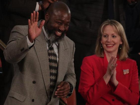 Roy James, special guest of President Trump, attends the State of the Union address (Alex Wong/Getty)