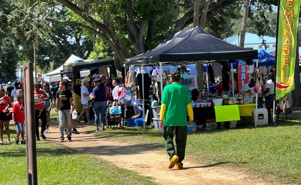 The scene at the Juneteenth celebration at Cypress Park in Daytona Beach on Saturday, June 17, 2023.