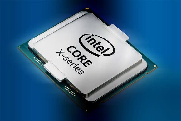 An Intel Core X chip