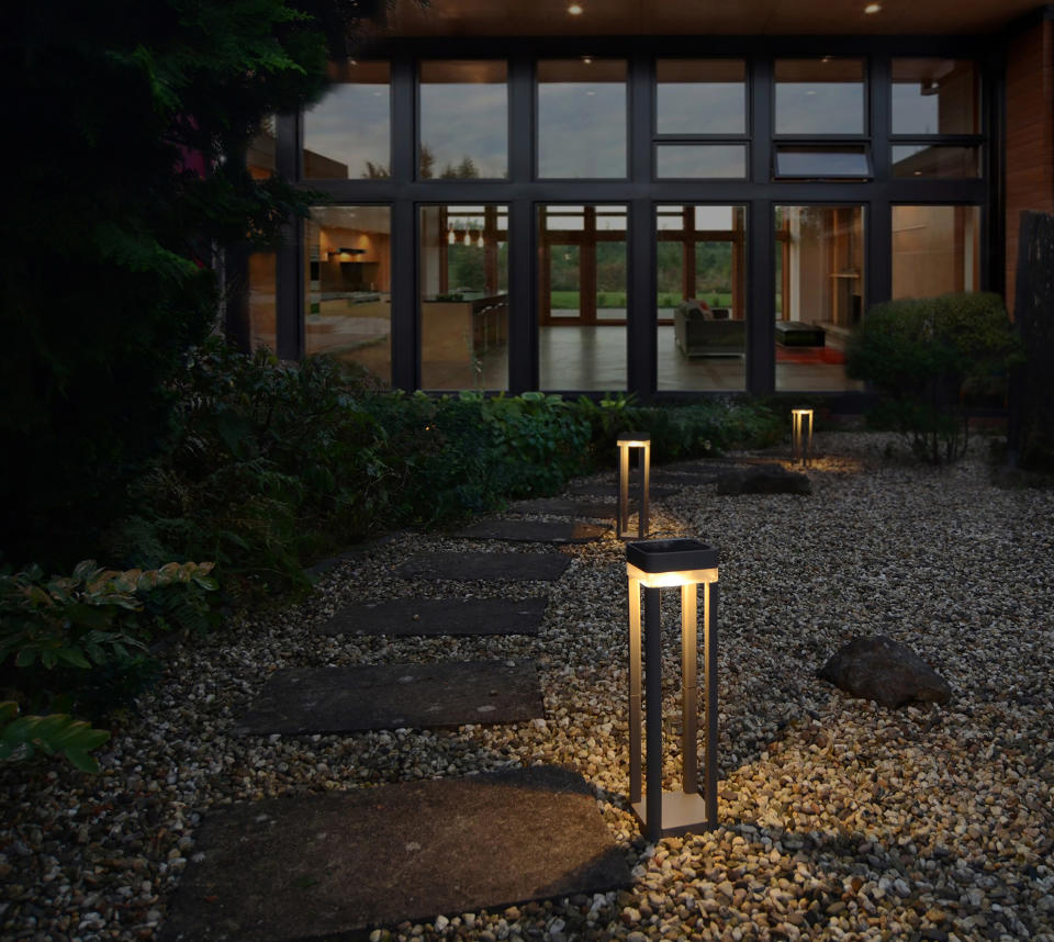 14. Opt for solar-powered lighting