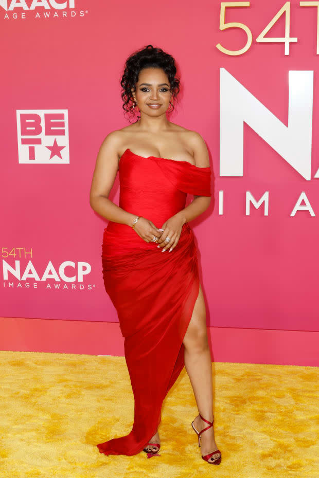 <p><strong> Kyla Pratt</strong></p><p><a href="https://www.gettyimages.com/detail/1469581967" rel="nofollow noopener" target="_blank" data-ylk="slk:Frazer Harrison/Getty Images;elm:context_link;itc:0;sec:content-canvas" class="link ">Frazer Harrison/Getty Images</a></p>