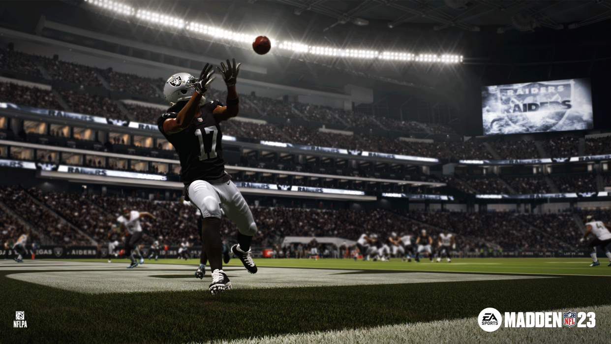 "Madden" expects Davante Adams to have a solid campaign in his first season as a Raider. (Photo credit: EA Sports)