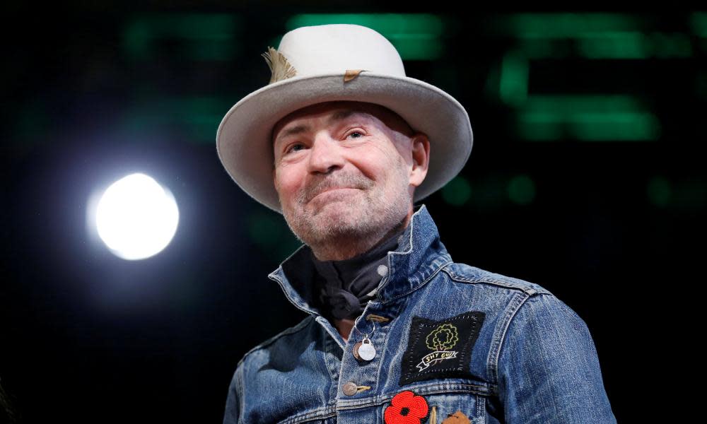 ‘Deep gratitude for a life well lived’ … Gord Downie, lead singer of the Tragically Hip.