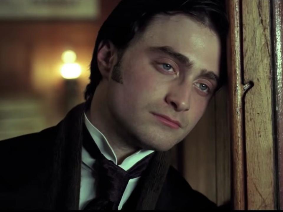 woman in black daniel radcliffe