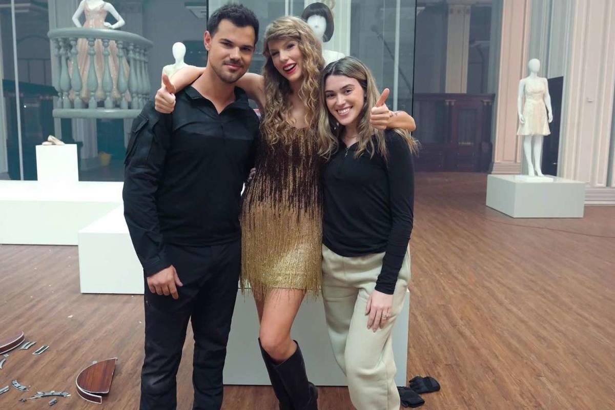 Taylor Lautner and Wife Tay on Working with Taylor Swift: 'She's So ...