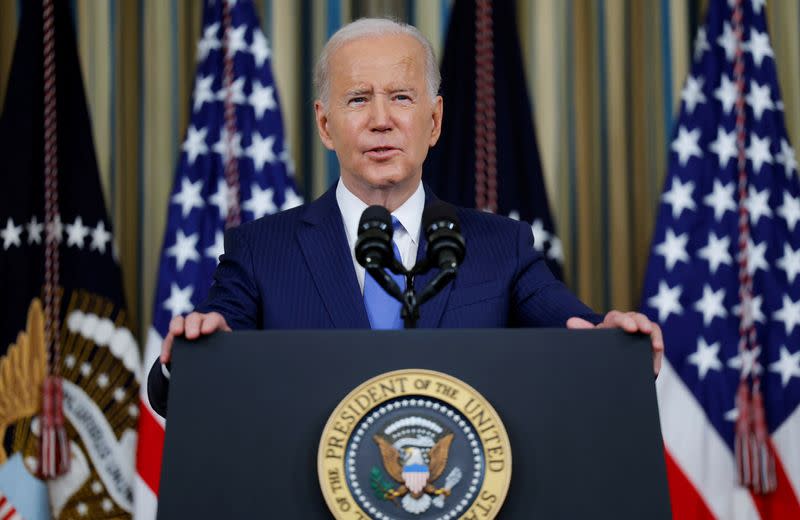 U.S. President Joe Biden holds White House news conference to discuss the 2022 midterm election results in Washington