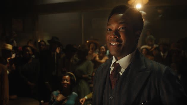Corey Hawkins plays another softened version of Sofia's (Danielle Brooks) abusive husband in this year's 