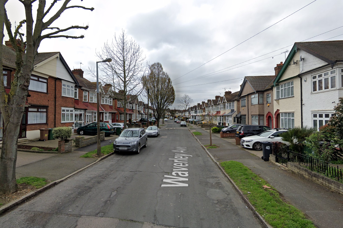 The woman was pronounced dead at an address in Waverley Avenue, Chingford: Google