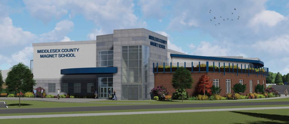 The design for the new Middlesex County Magnet School in Edison.