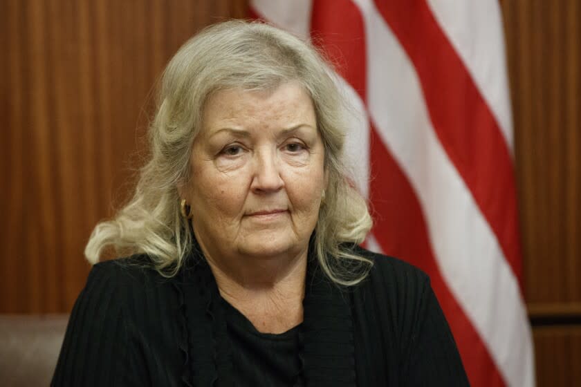 Juanita Broaddrick listens during a meeting with Republican presidential candidate Donald Trump and Paula Jones, Kathy Shelton, and Kathleen Willey, before the second presidential debate with democratic presidential candidate Hillary Clinton at Washington University, Sunday, Oct. 9, 2016, in St. Louis. (AP Photo/ Evan Vucci)