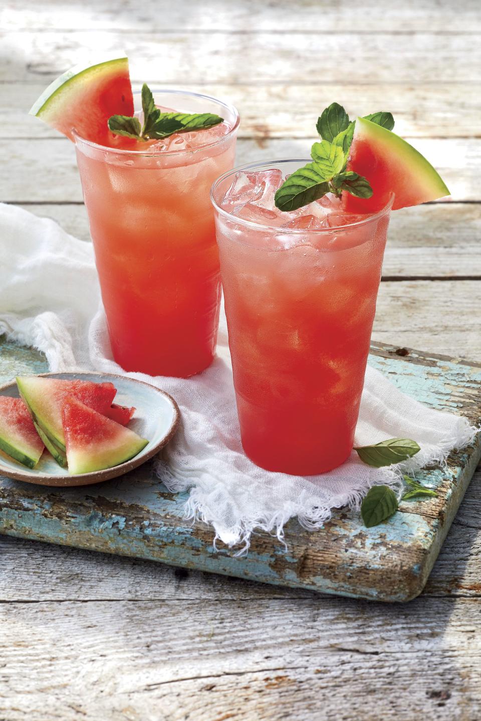 Watermelon-Ginger Mojitos