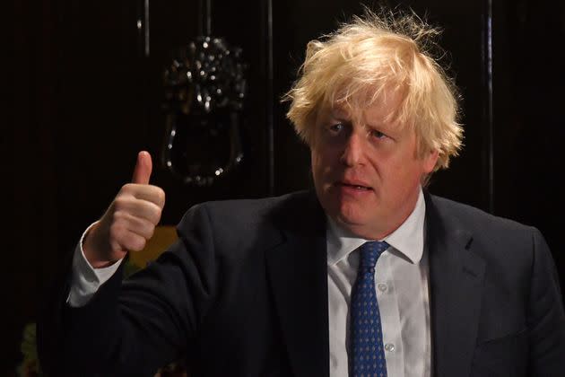 Prime Minister Boris Johnson earlier this week (Photo: JUSTIN TALLIS via Getty Images)