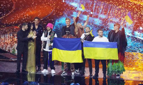 High notes: Ukraine wins the 66th Eurovision song contest.