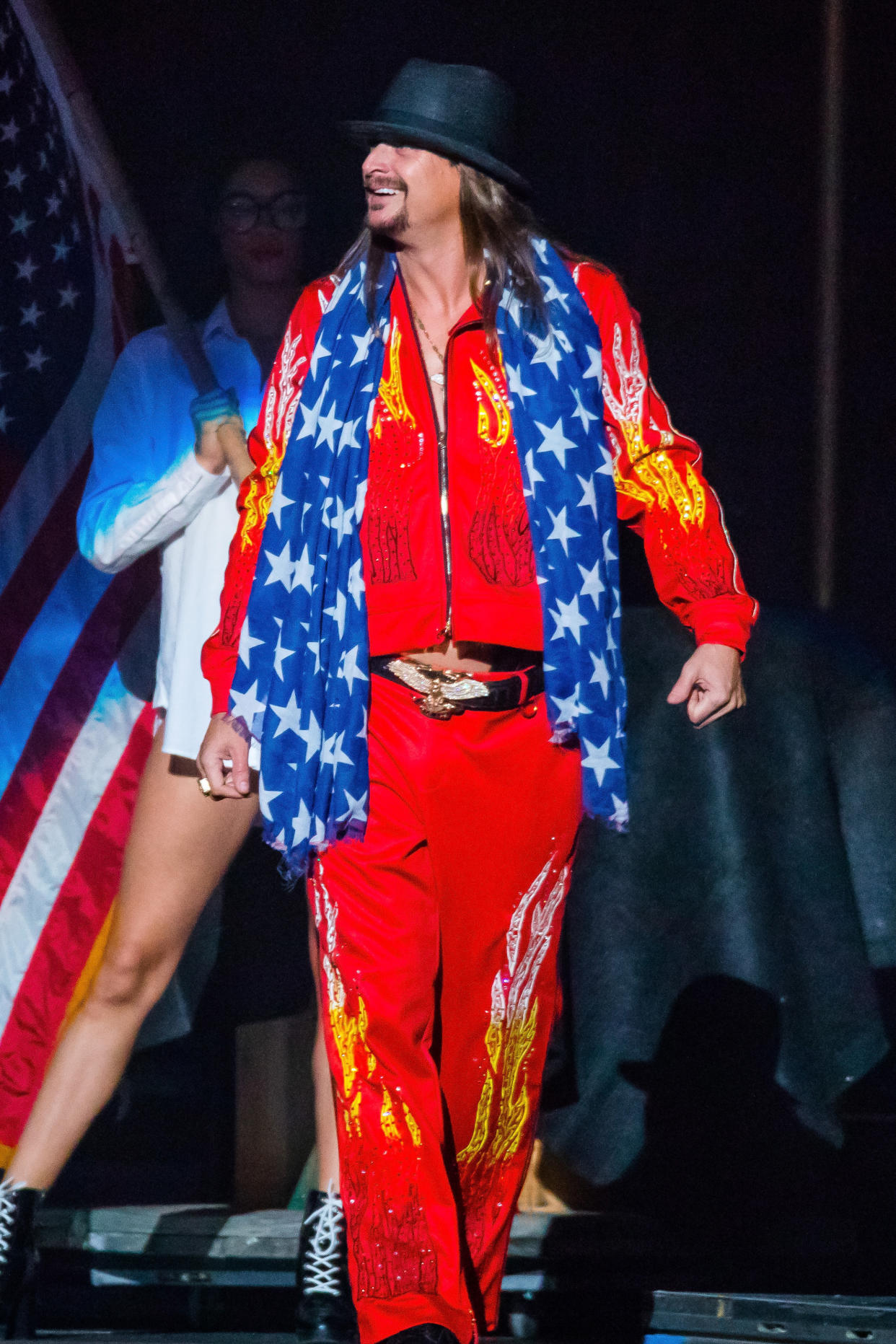 DETROIT, MI - SEPTEMBER 20:  Kid Rock performs at Little Caesars Arena on September 20, 2017 in Detroit, Michigan.  (Photo by Scott Legato/Getty Images)