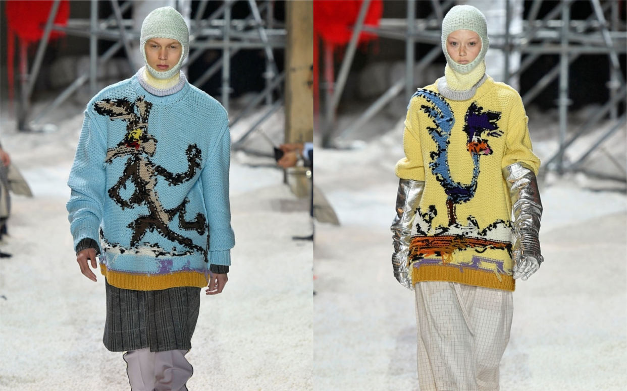 Would you pay £1,590 for an inside out jumper in the name of fashion? [Photo: Getty]