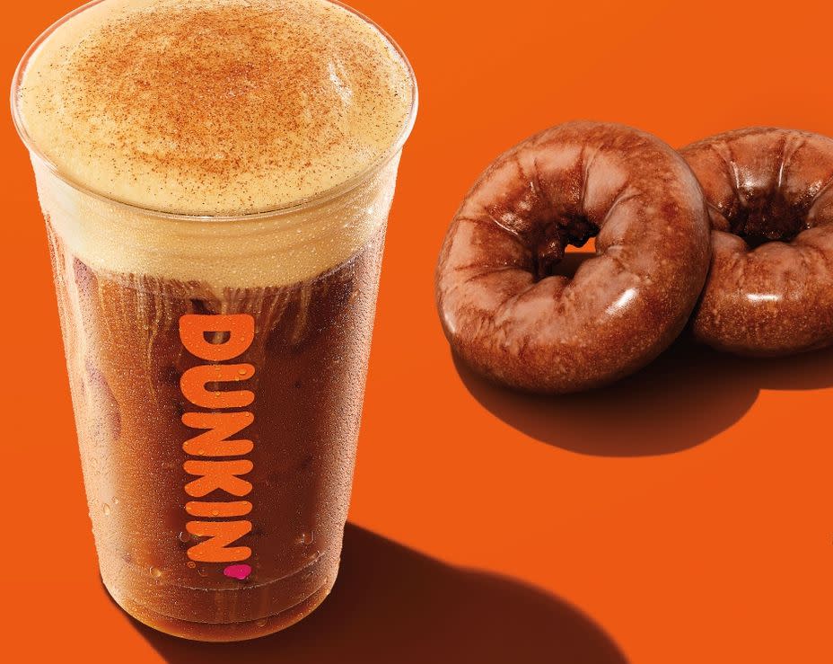 Dunkin': Apple Cider Donuts, Pumpkin Spice Signature Latte