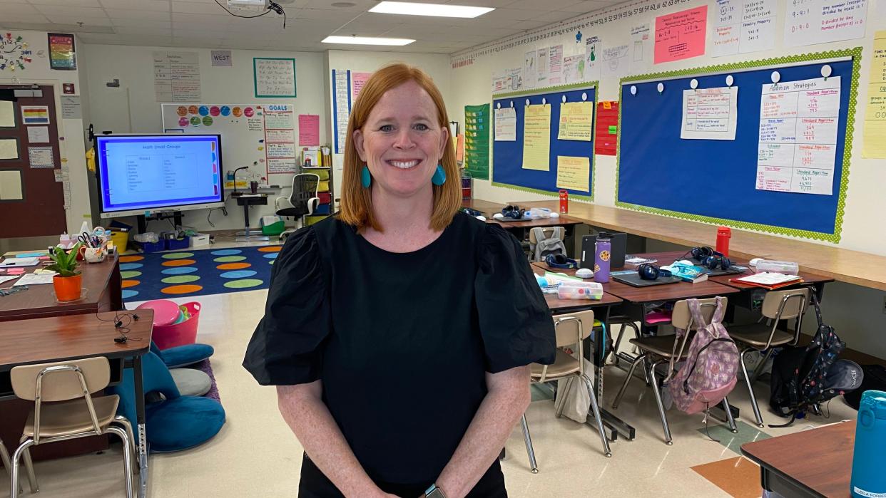 Katie Judge, of Palm Beach Public, was named the 2024 Teacher of the Year in Palm Beach County at the Celebrate the Great ceremony held at the Boynton Beach Culture and Arts Center on Feb. 1, 2024.