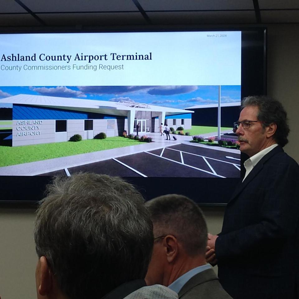 "We are ready to go. It is time to pull the trigger," Tom Zupan said at Thursday's Ashland County commissioners meeting about a new terminal at the Ashland County Airport.