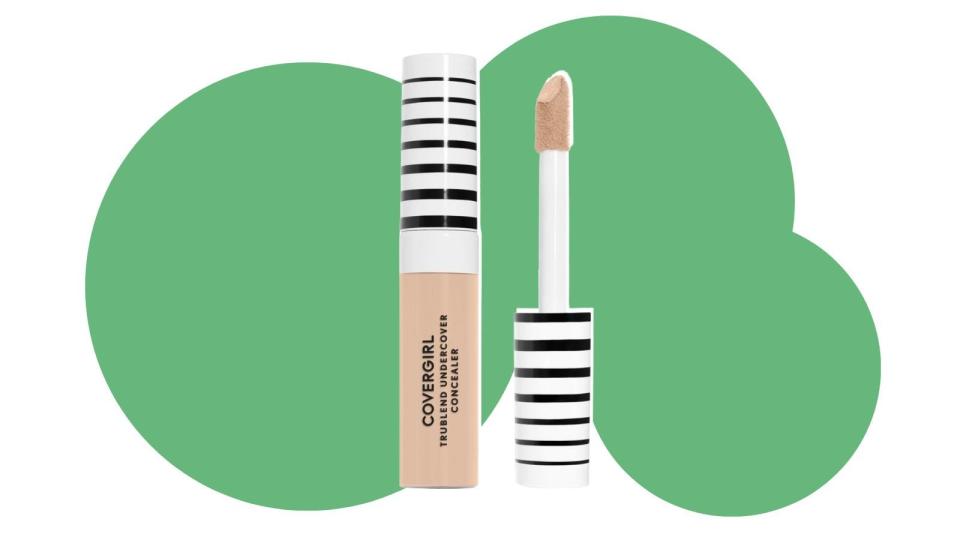 Conceal blemishes or dark circles with Covergirl.