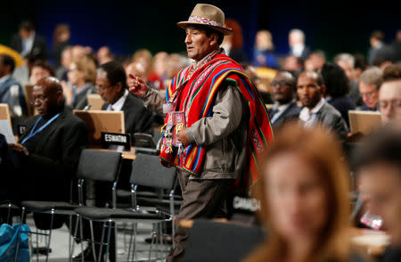 Participants attend the COP24 U.N. Climate Change Conference 2018 in Katowice, Poland December 11, 2018. Agencja Gazeta/Grzegorz Celejewski via REUTERS