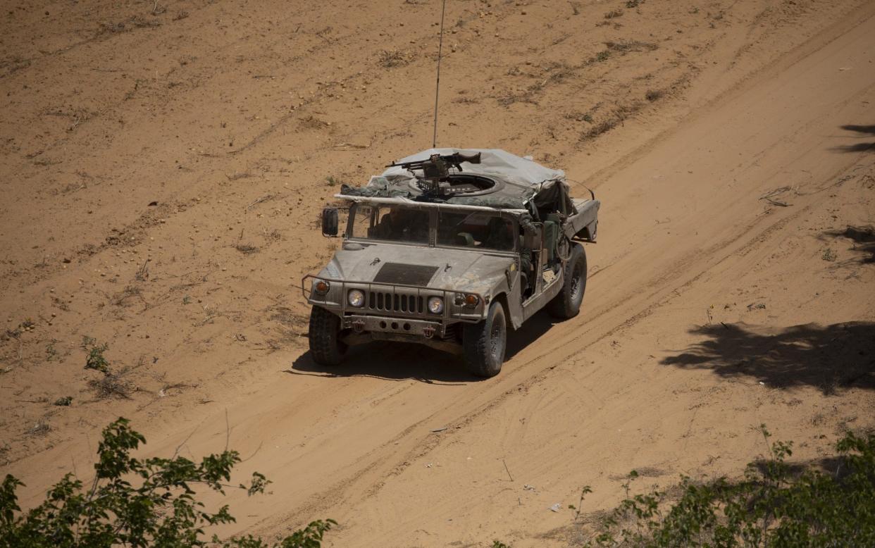IDF vehicles were seen moving towards border with Southern Gaza on Tuesday