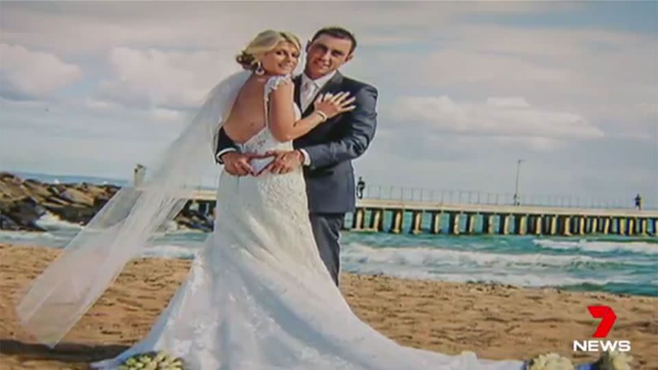 This is one of the few images Tess has of her special day. Source: 7 News