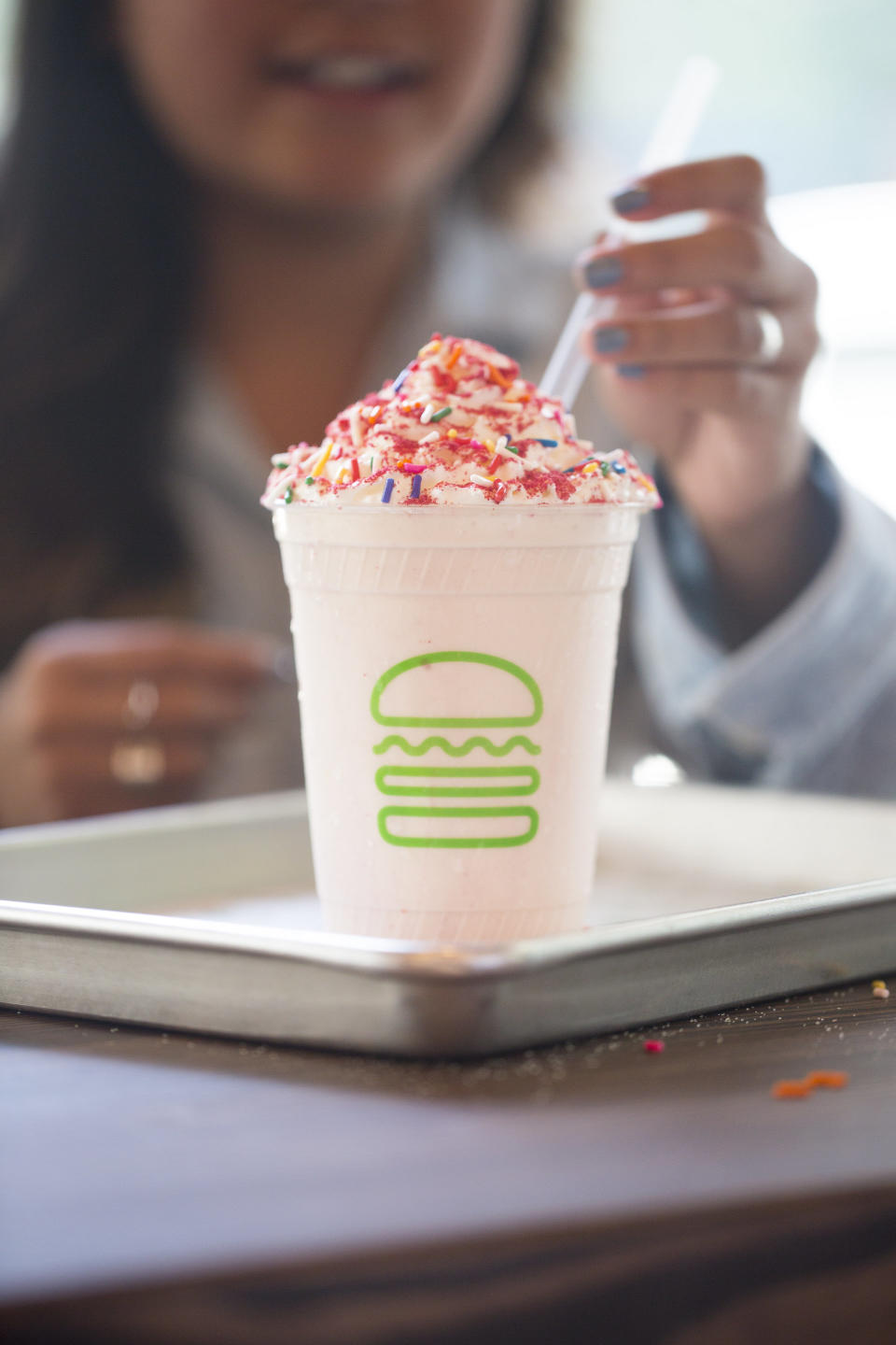 The "Jack &amp; Karen" milkshake&nbsp; (Photo: Shake Shack/NBC)