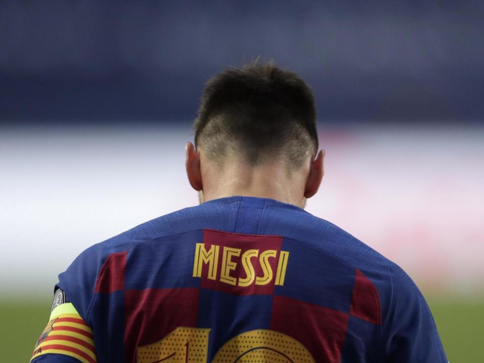 Barcelona's Lionel Messi: AP