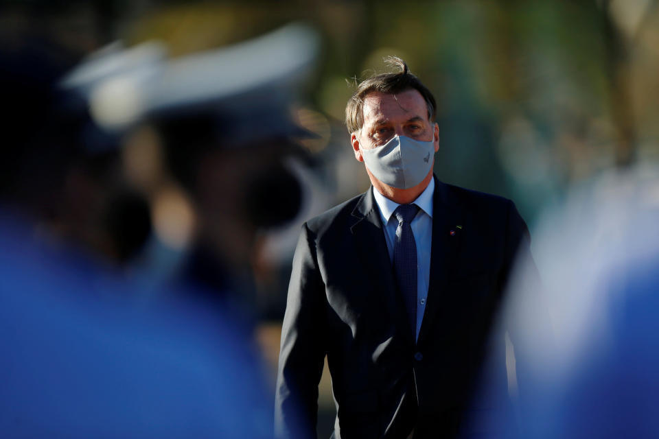 Brazil President Jair Bolsonaro has rivaled U.S. President Donald Trump in downplaying the seriousness to the coronavirus pandemic. He has scorned a strong public response to the crisis. And his now-positive test for COVID-19 is unlikely to cause any change in his attitude. (Photo: Adriano Machado / Reuters)