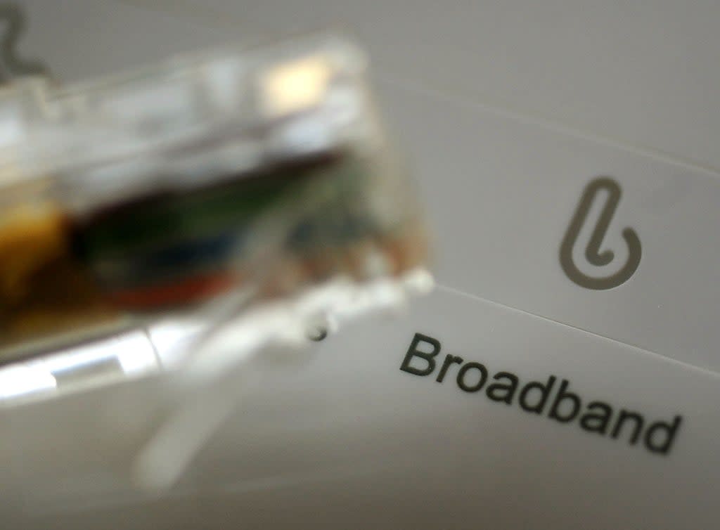 Faster broadband speeds are becoming increasingly necessary as more internet-connected smart devices become available for the home (PA) (PA Wire)