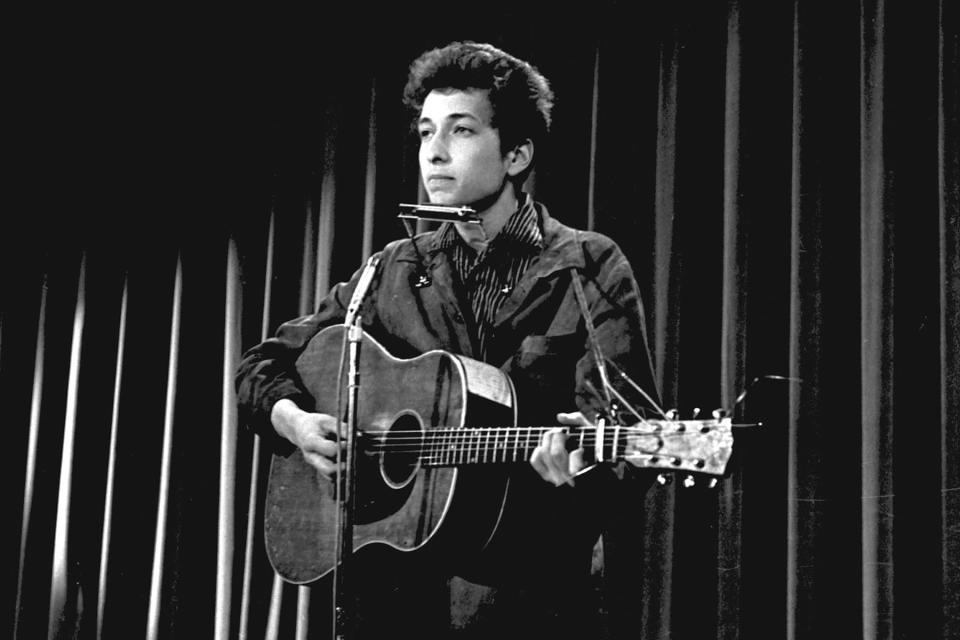 Bob Dylan On The Ed Sullivan Show - Credit: CBS Photo Archive/Getty Images