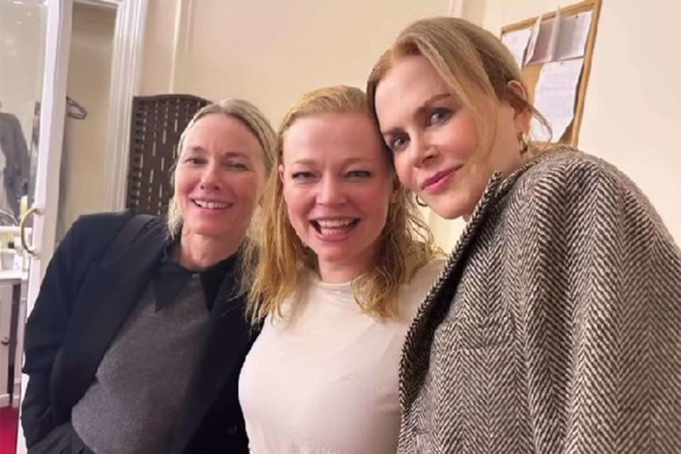 <p>Nicole Kidman/Instagram</p> Naomi Watts, Sarah Snook and Nicole Kidman