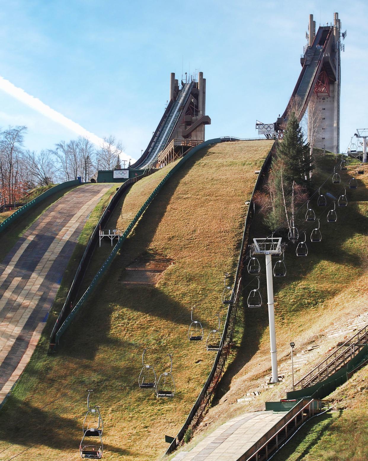 The Olympic Jumping Complex, host of the 1932 and 1980 Winter Olympic Games