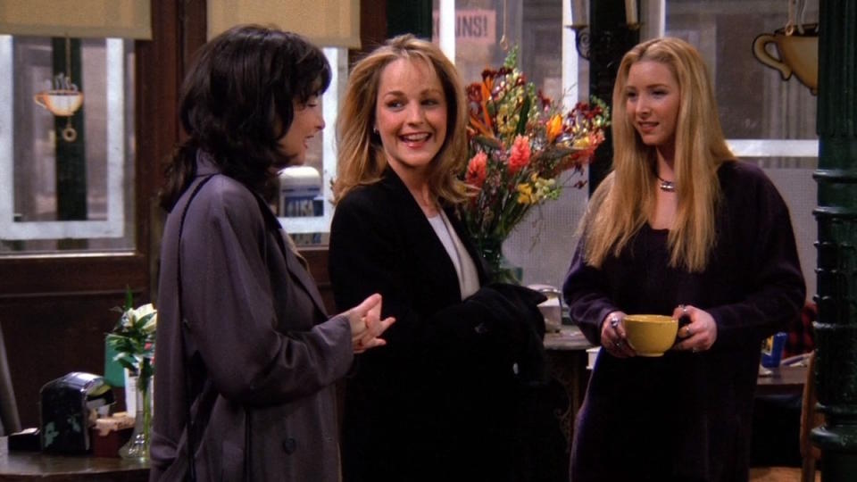 Helen Hunt, “The One with Two Parts” (Season 1, Episode 16)