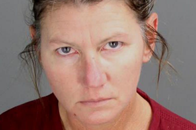 Jennifer Lynn Crumbley, the mother of Ethan Crumbley, is pictured in her booking photo as released on December 4, 2021. File Photo by Oakland County Sheriff's Office/UPI