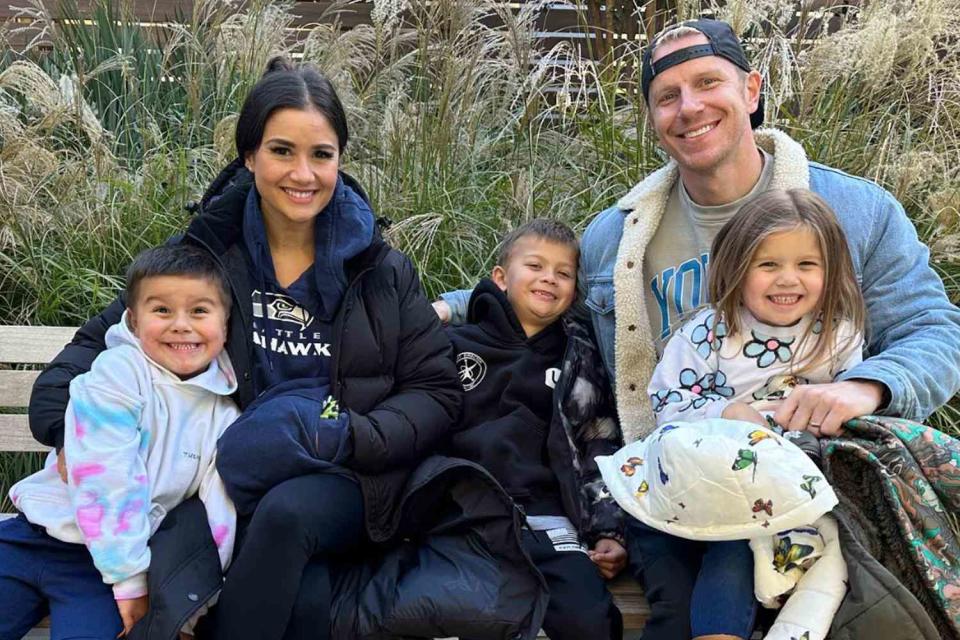 <p>Catherine Giudici/Instagram</p> Catherine Giudici Lowe, Sean Lowe and their three children, Isaiah, Samuel and Mia Mejia.