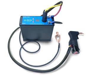 The Model 700B welder unit is a portable, lightweight instrument that is ideal for installing weldable strain gages and temperature sensors to metallic surfaces in difficult industrial and outdoor field environments.