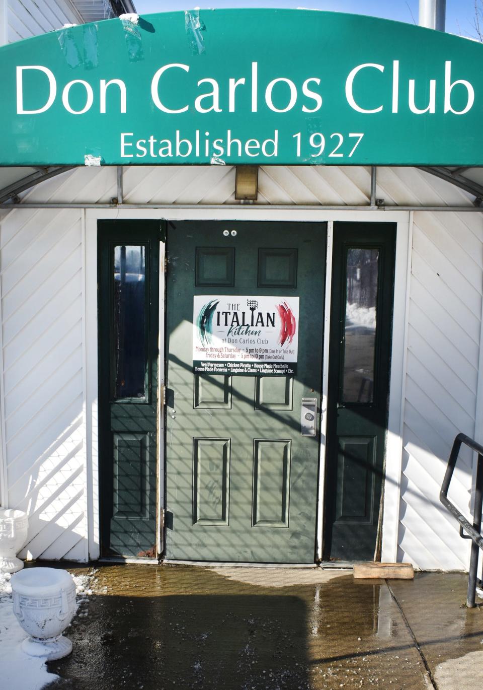 The Italian Kitchen is located in The Don Carlos Club at 245 Plain St., Fall River.