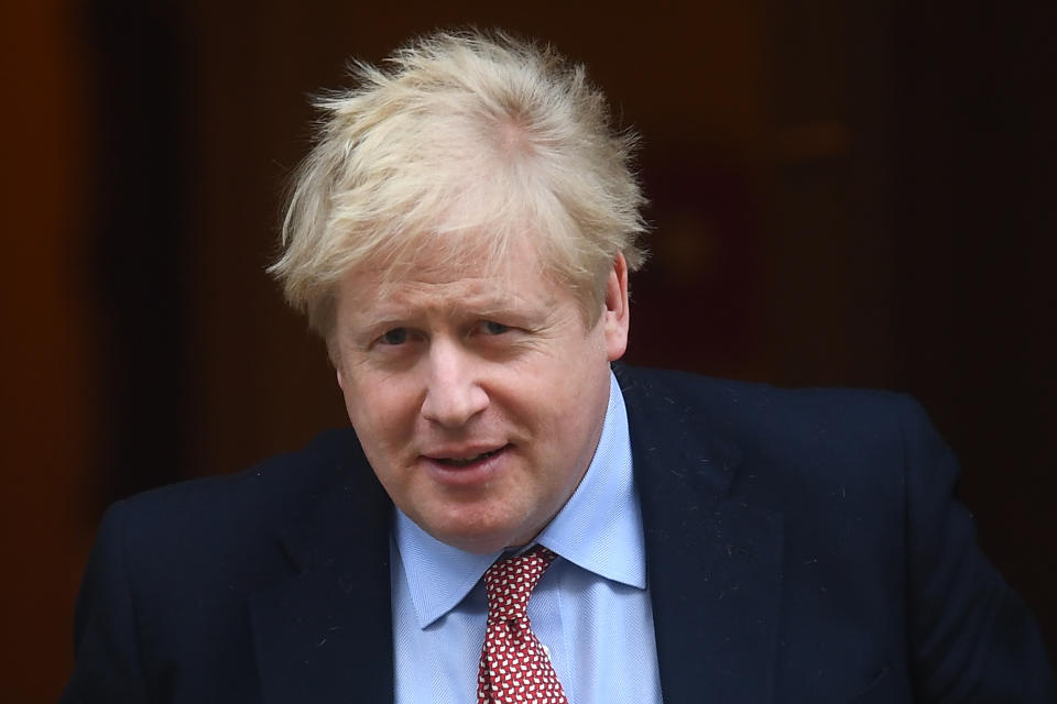 Boris Johnson, Premierminister von Großbritannien, ist wegen seiner Covid-19-Erkrankung ins Krankenhaus eingeliefert worden. Foto: Victoria Jones / PA Wire / dpa +++ dpa-Bildfunk +++