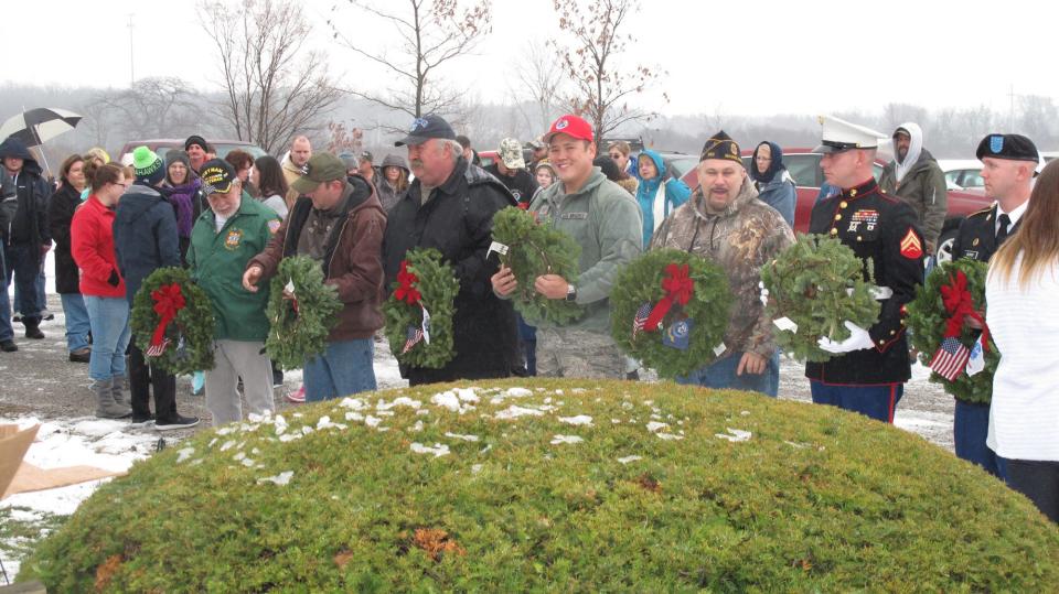 Wreaths Across America ceremonies will take place on Saturday in Genoa and Marblehead. More than 600 veterans interred in outlying small cemeteries in the Marblehead area will also be honored with wreaths.