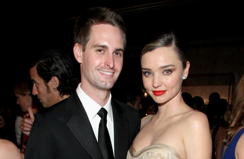 Miranda Kerr and Evan Spiegel