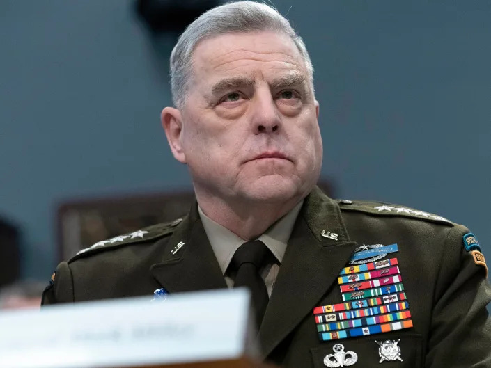 Gen. Mark Milley, chairman of the Joint Chiefs of Staff, testifies.