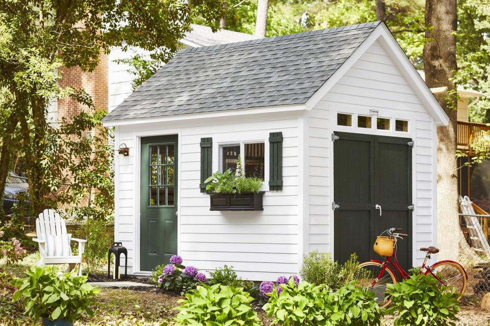 After: A Chic Storage Shed